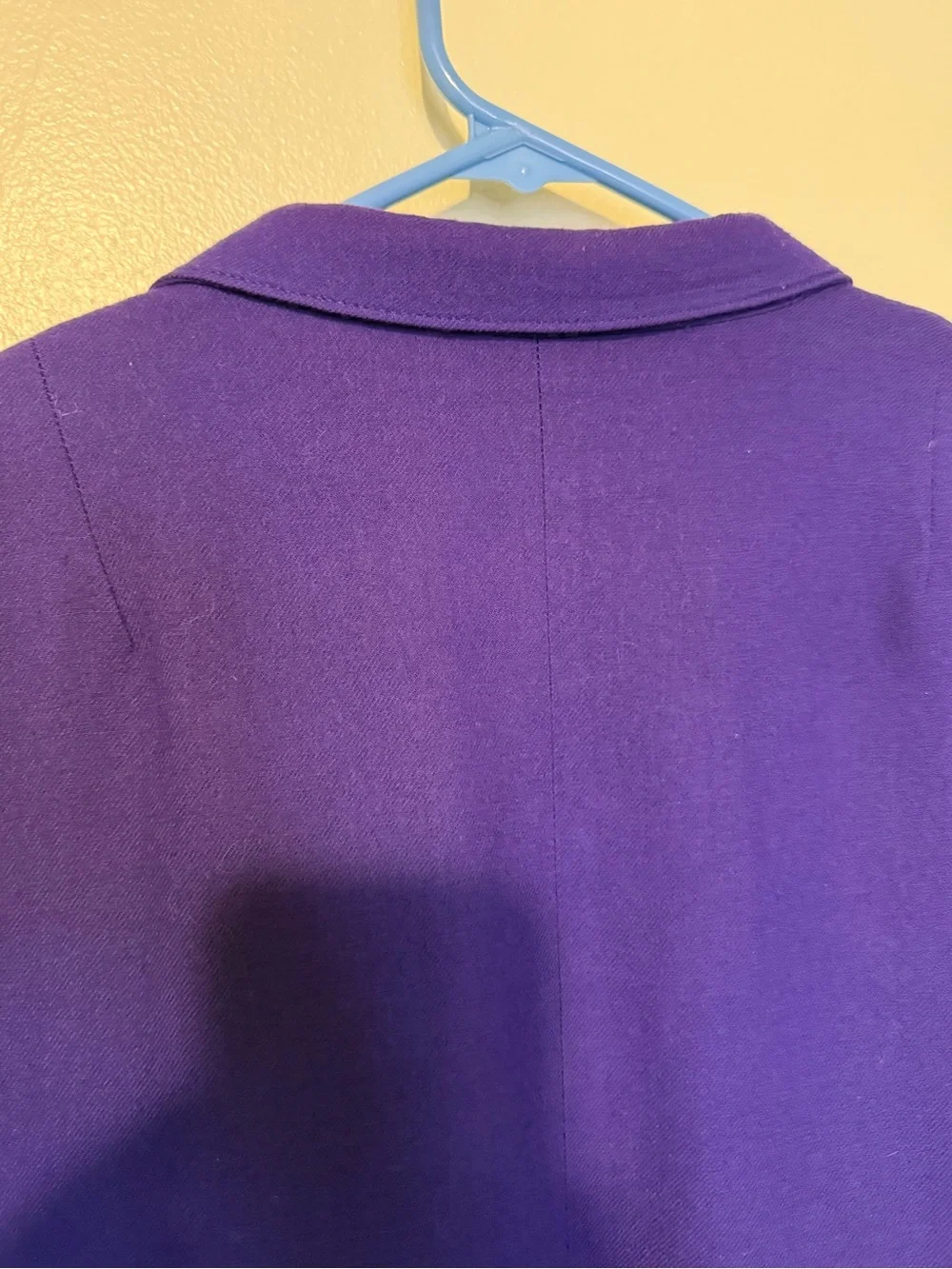 Vtg 80s/90s oversized Evan Picone Women Purple 100% Wool Blazer Sz 20W